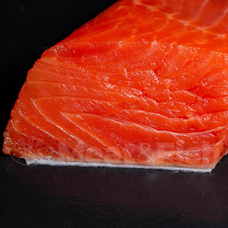 Слабосоленое филе лосося