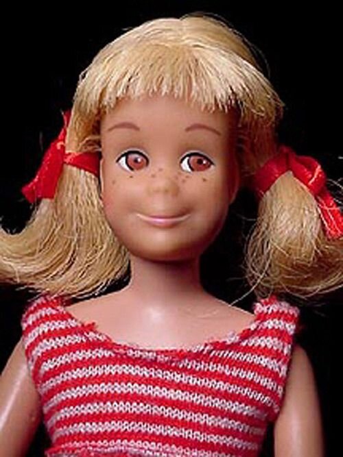 Skooter doll Straight Legs (1965-1968). Мне Скутер напоминает Пеппи Длинный Чулок, особенно ее рыжий вариант