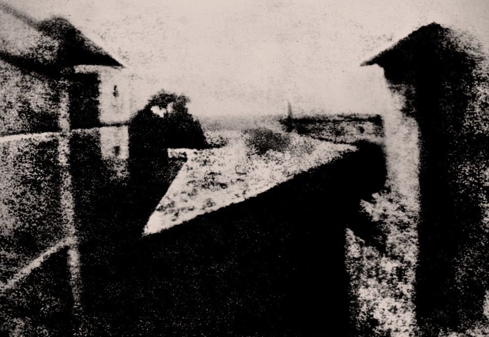 То самое первое фотографическое изображение Ньепса