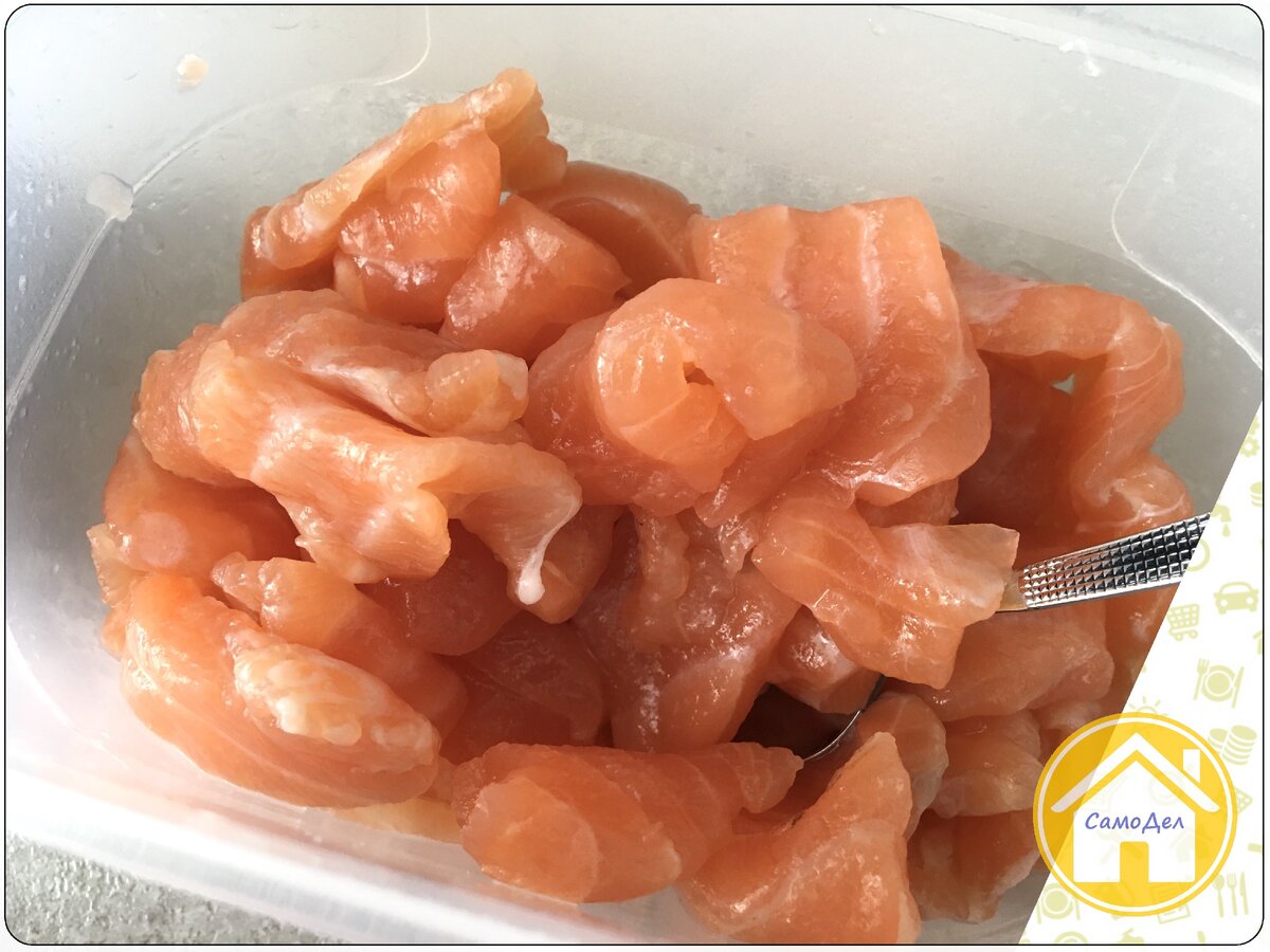 Красная рыба домашней засолки