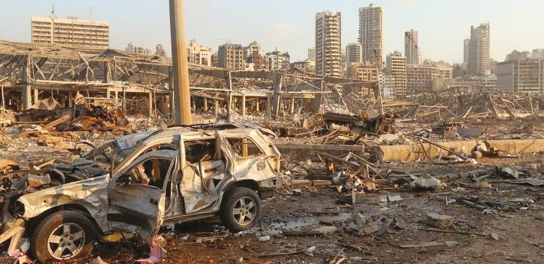 Бейрут после взрыва. Фото: Reuters 