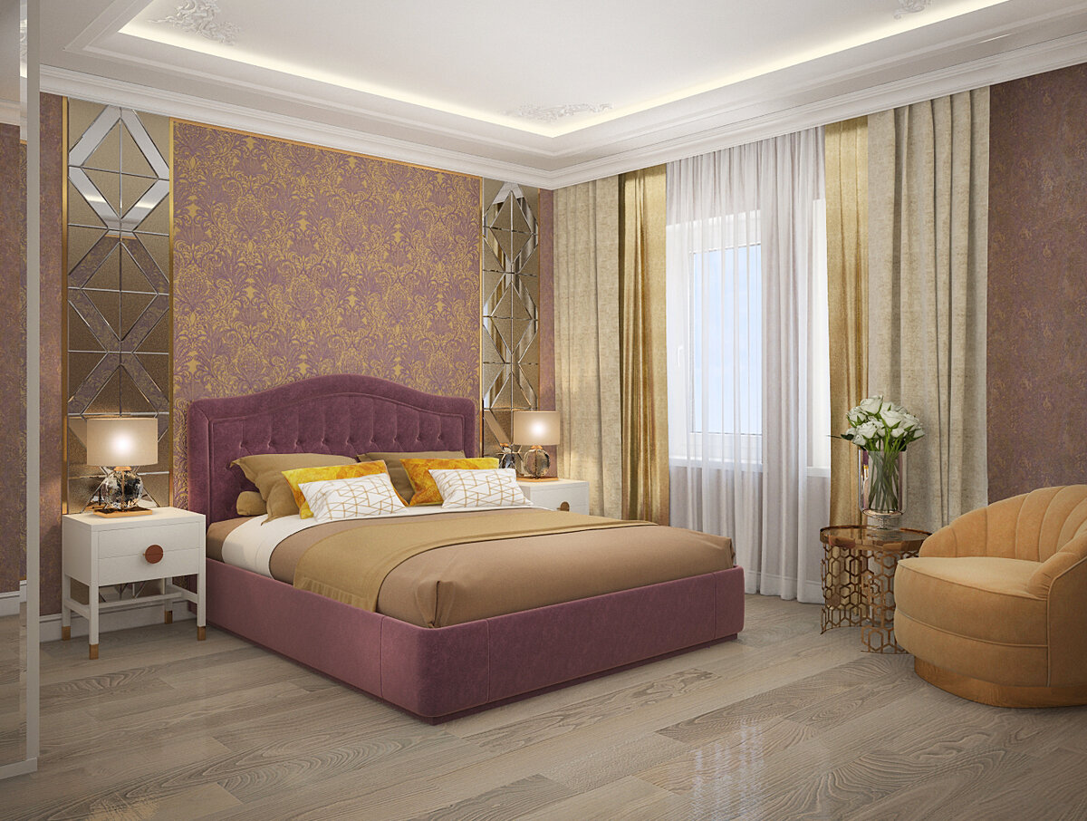 Варианты кроватей с изголовьями