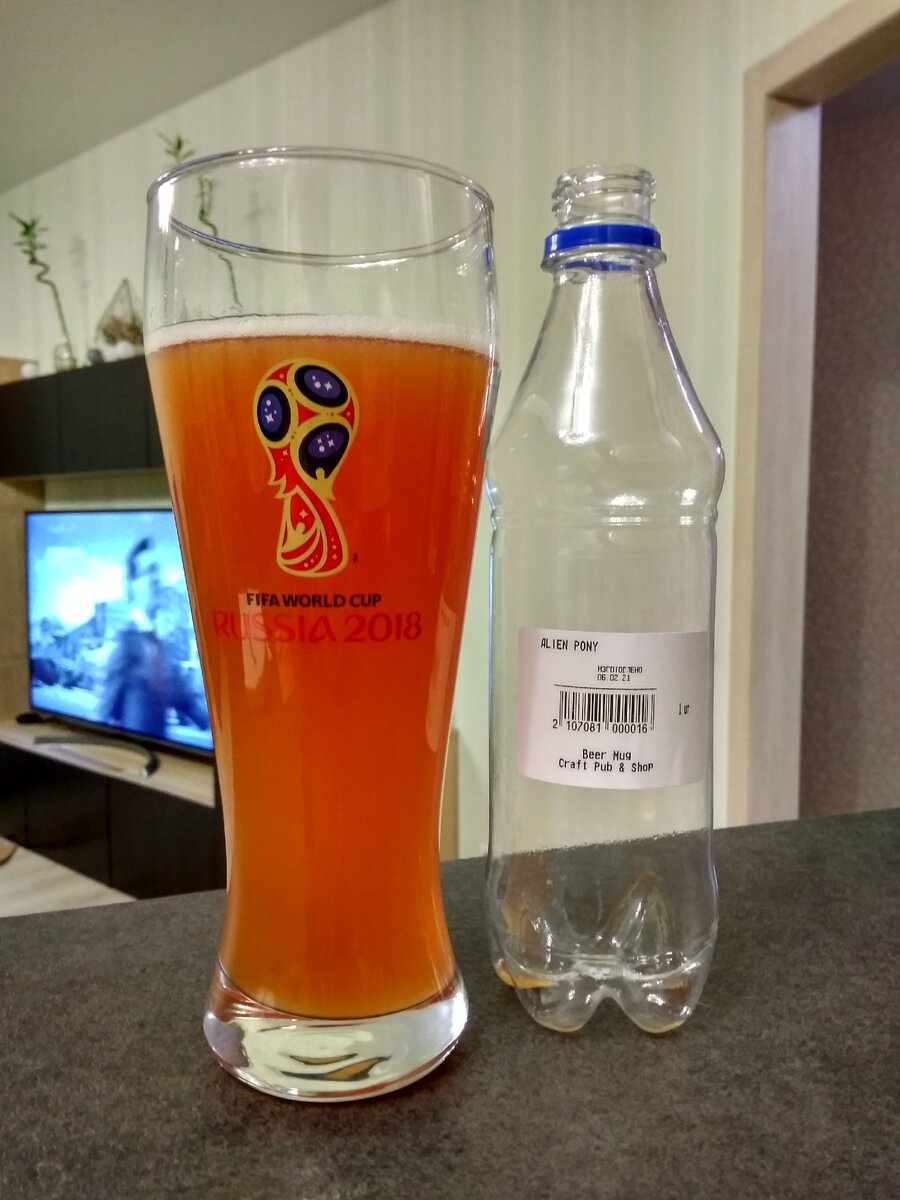 Double Sour IPA «Alien Pony» от Shapovalov Brewery в бокале