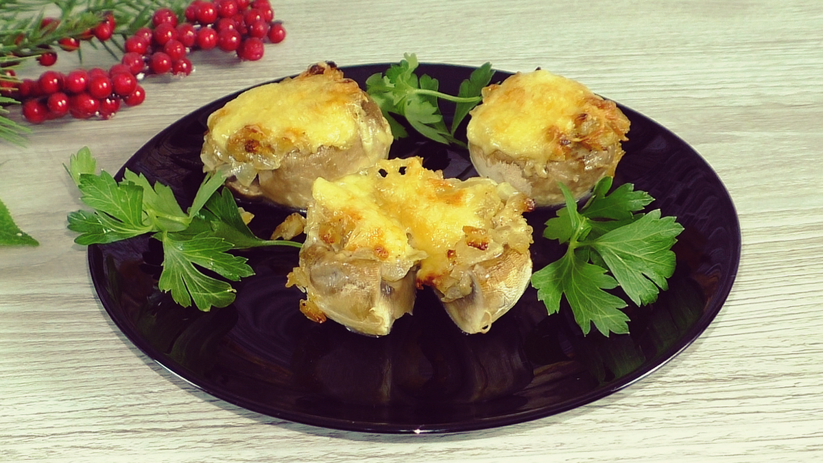 Показываю, как я готовлю шампиньоны в духовке. Более простого и вкусного рецепта приготовления я не пробовала