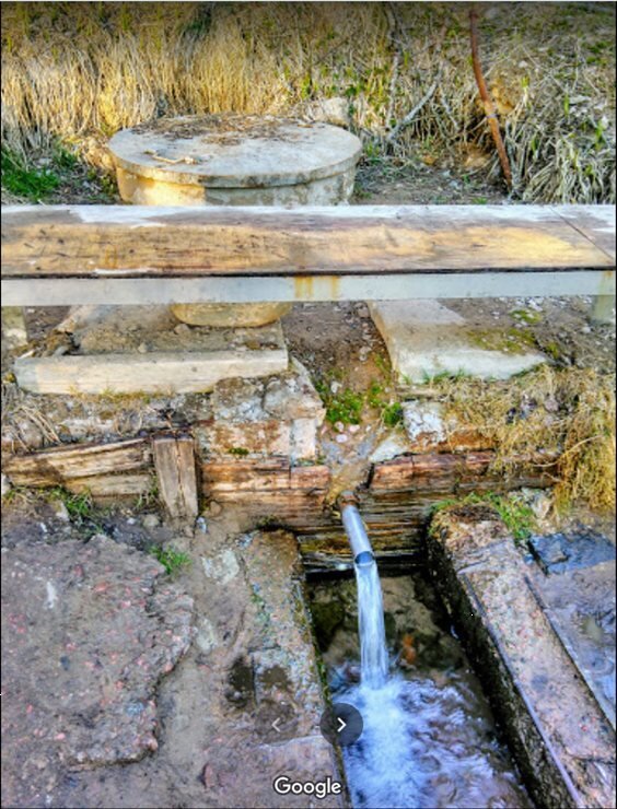 Фотография пробы воды из источника 034 (источник – Гугл-карты)