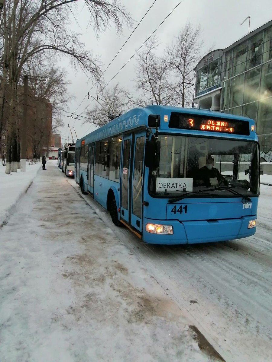 БКМ-321 под номером 441, бывший московский 8505