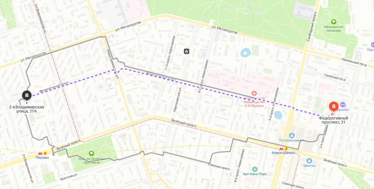 Расположение медучреждений в ВАО. Источник: "Реальная жизнь ВАО"