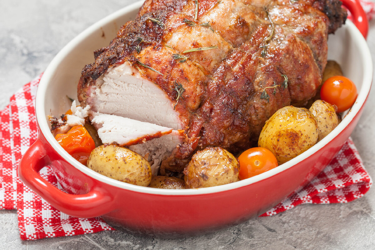 Быстрый ужин: запеченная свинина в духовке — пошаговый рецепт с фото
