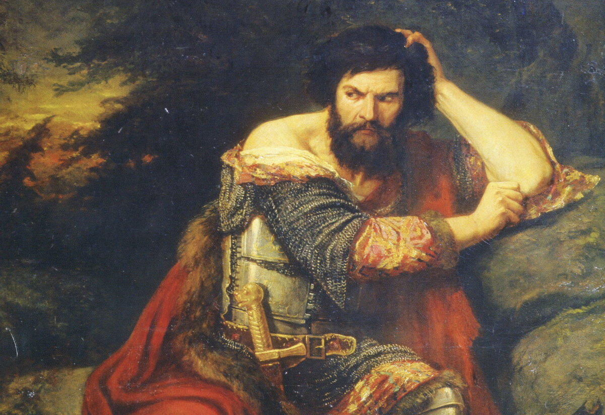 Василий Шереметьев. Святополк Окаянный, скрывающийся в Богемском лесу