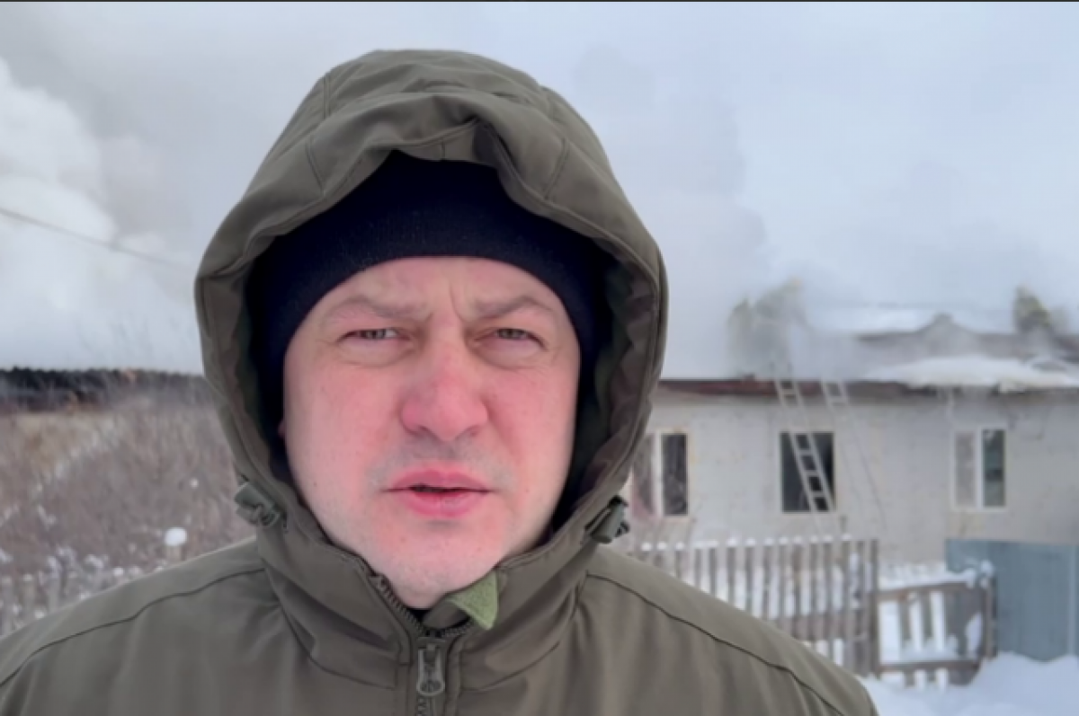    Еще один дом загорелся в Уфе в период сильных морозов