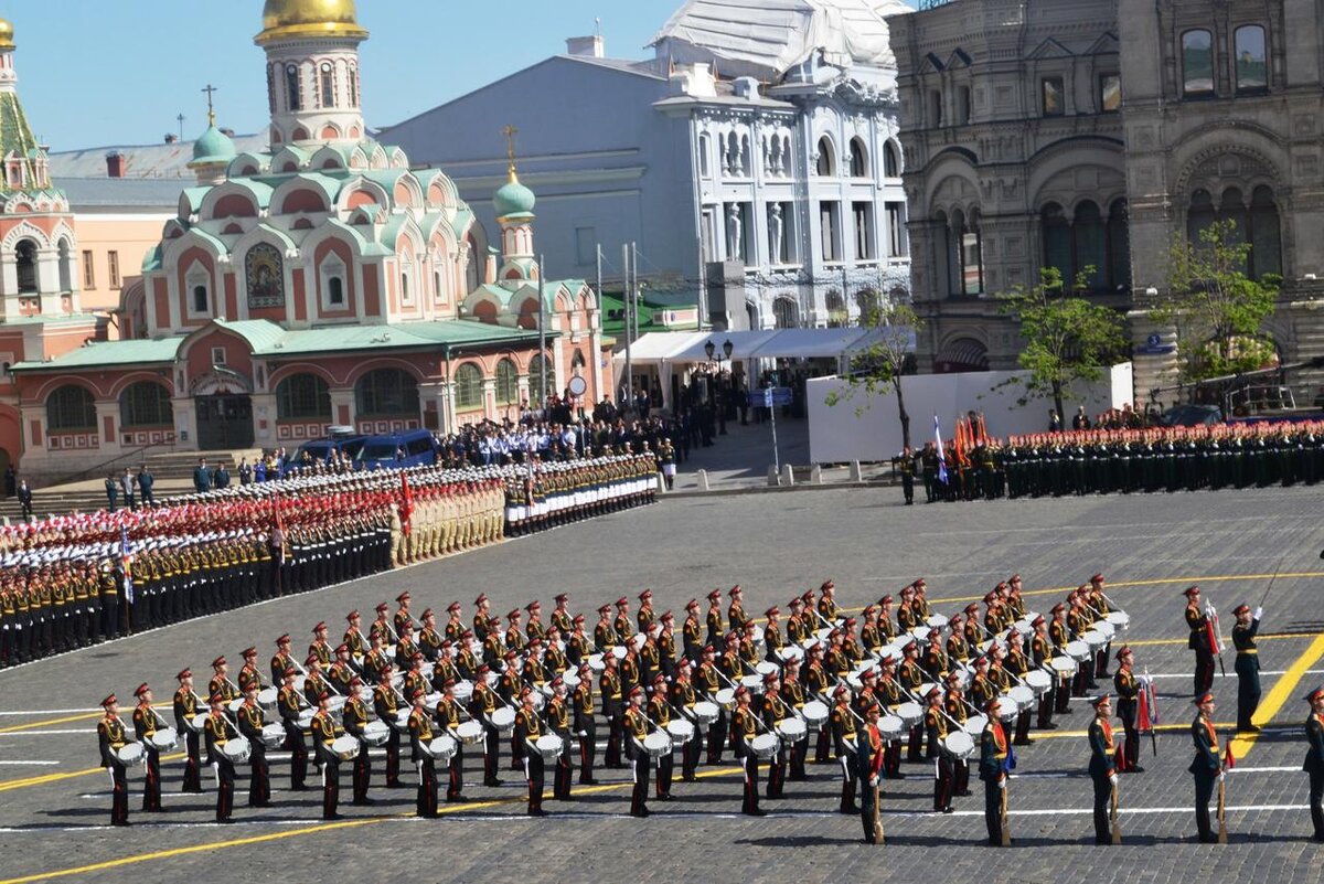 Фотография парада победы