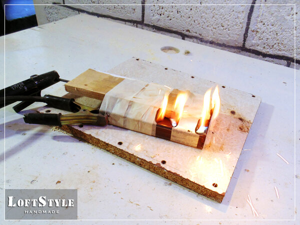 Процесс сварки в разгаре