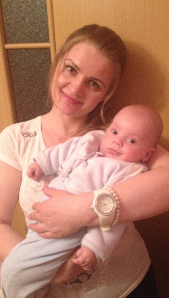 Это я  с сыном , Эриком .