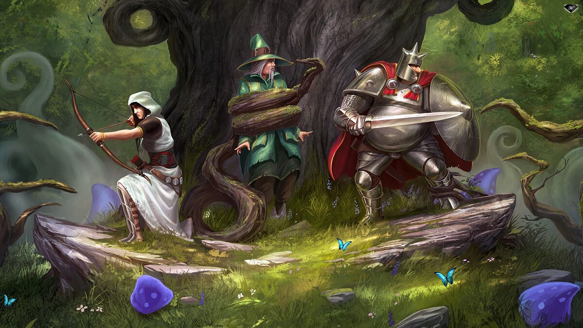 Слева направо: Зоя, Амадей и Понтий