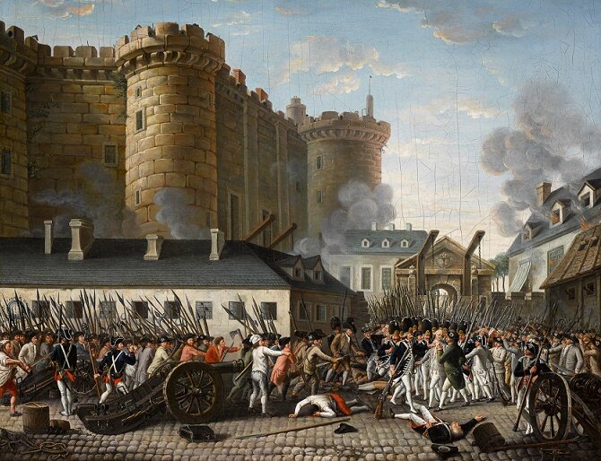 Изображение: соцсети. Взятие Бастилии.