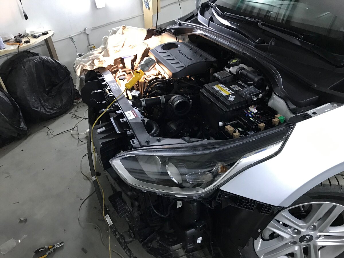 Работа по защите от угона автомобиля Kia Ceed SW 2019