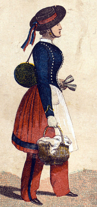 Изображение маркитантки, 1853 г.