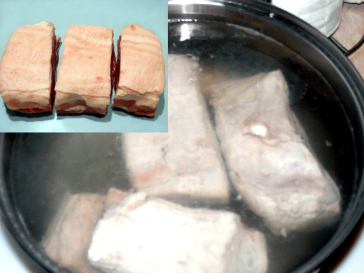 Отвариваем свинину