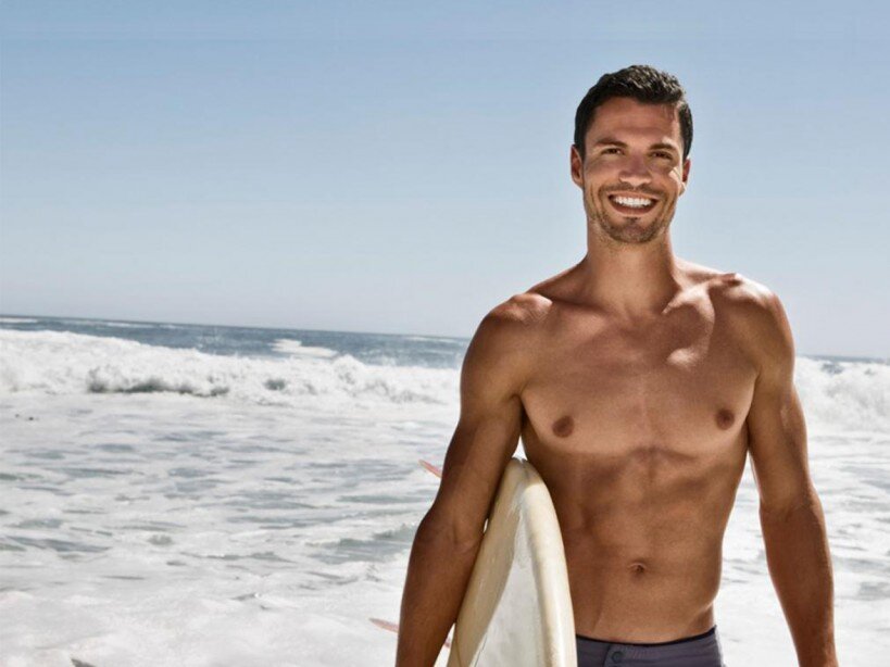 Годы качков прошли, сейчас моделям просто нужно быть сухими и в тонусе.