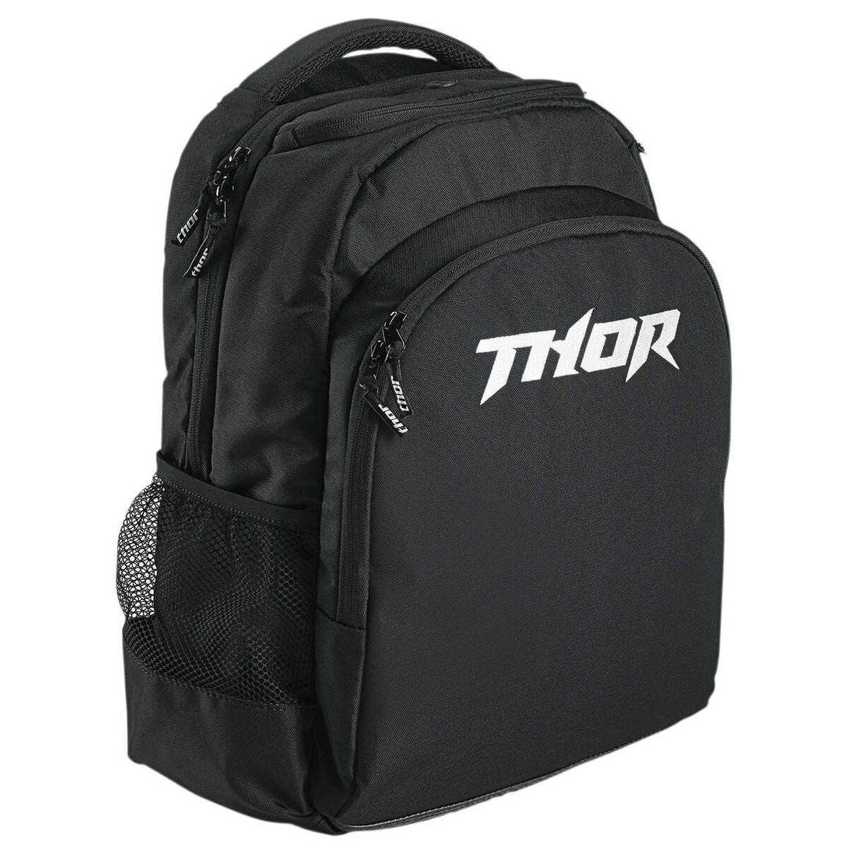 Как любая мотоциклетная экипировка, рюкзак имеет особенный крой с дополнительной прострочкой и защиту молний. В отличии от туристической экипировки, когда человеку может помочь достать что-либо из кармана кто-то другой, карманы в моторюкзаках обязаны быть легкодоступными для пилота. У мотоциклиста не должно возникать проблем с молниями, застежками и легкостью ношения рюкзака, так как достать вещь пока стоишь на светофоре нужно успеть во время, а не путаться в застежках как осьминог под сигналы недовольных автолюбителей.