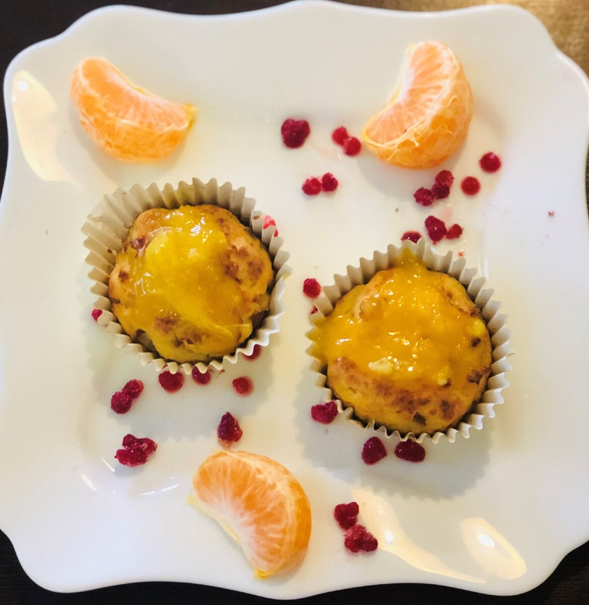 Сырники с апельсиновым соусом  