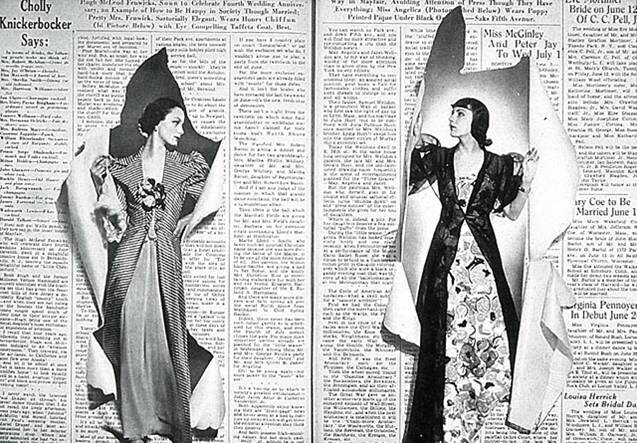 А.Бродович. Дизайн разворота Harper's с фото Хойнингена-Хьюэн, июнь 1938