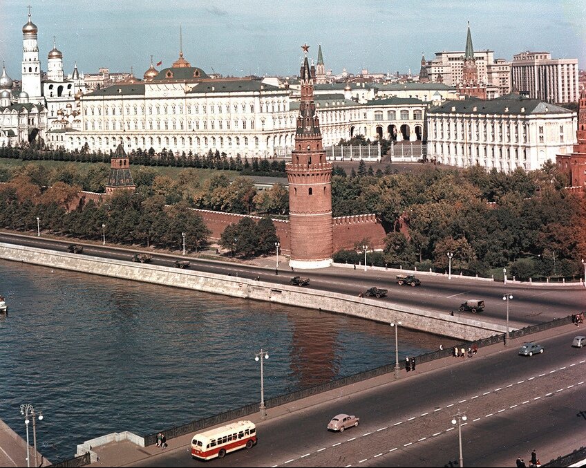 Москва, Кремль. Фото 1955 года.