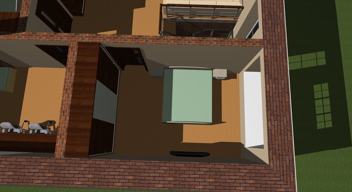 Как из бани сделать двухэтажный дом 12 х12 м. Эскизный проект ??