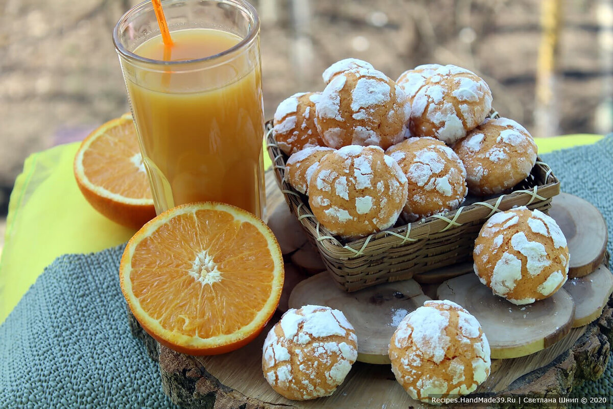 Печенье с апельсиновой цедрой