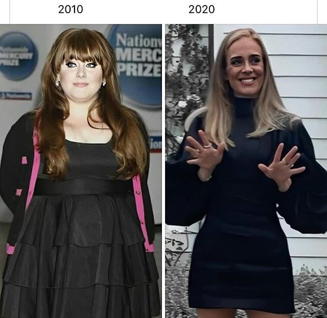 Adele before 2010/after2020