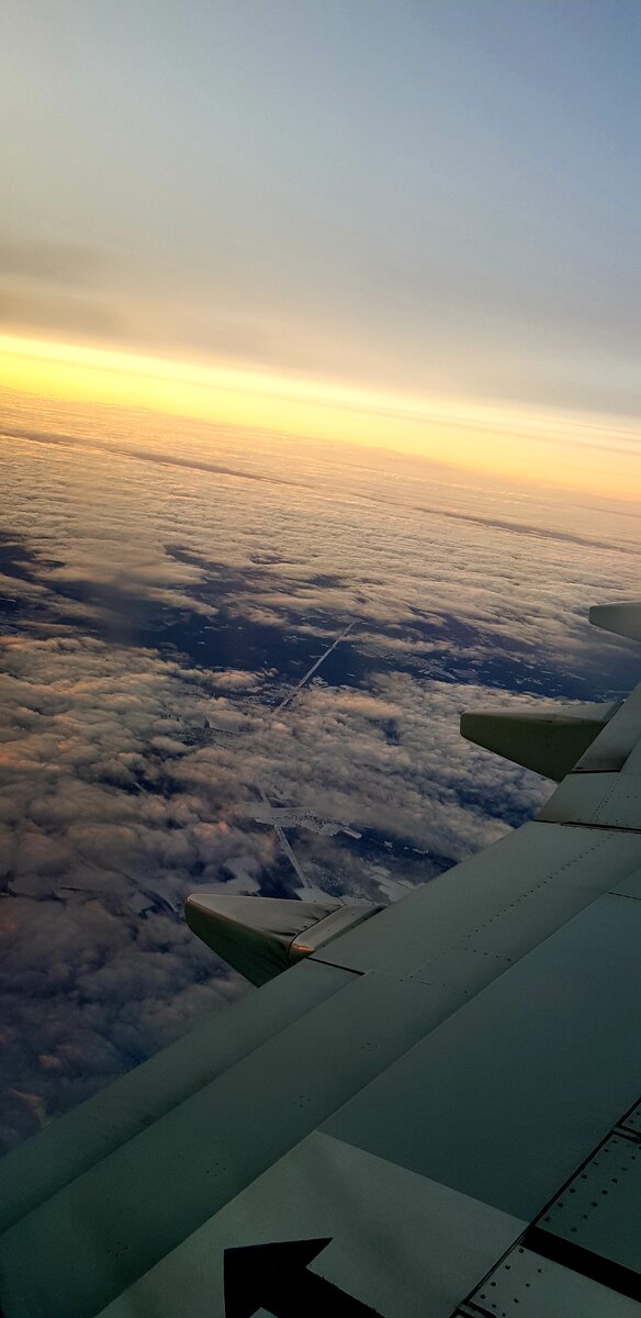 Перелёт Новосибирск-Инчхон.