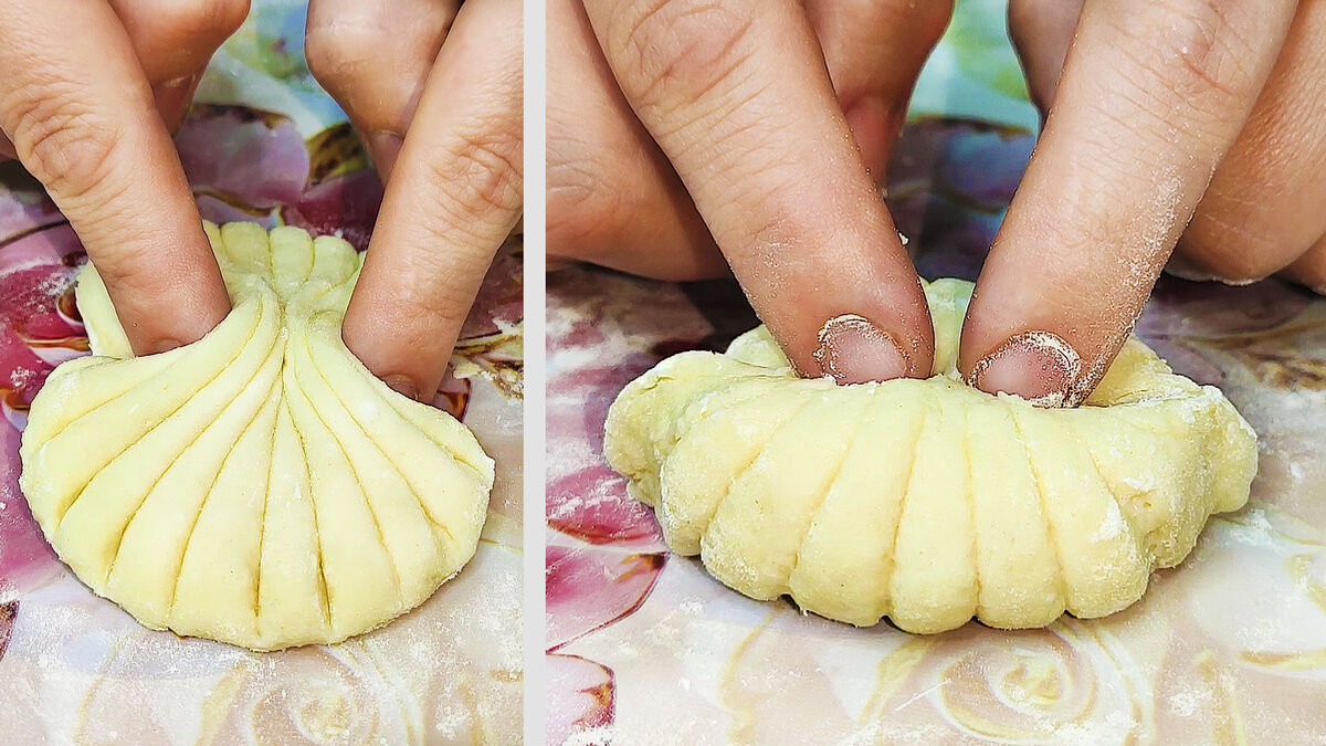 Печенье ракушки из творога