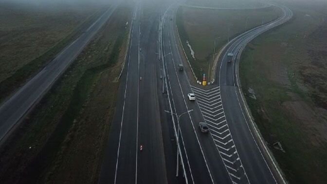 Строительство трассы "Таврида" в Крыму