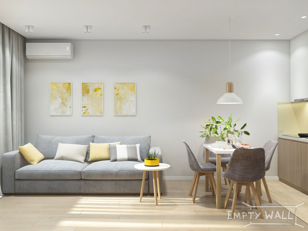 Кухня-гостиная (изображения перелистываются)