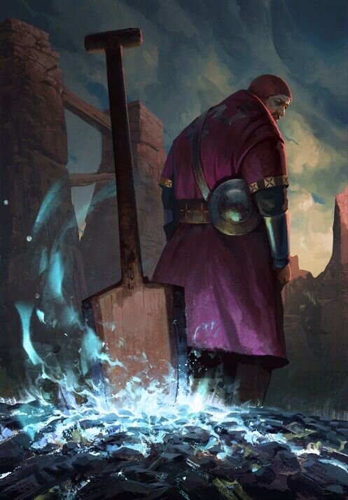 Карта Кровавого Барона из Гвинта.