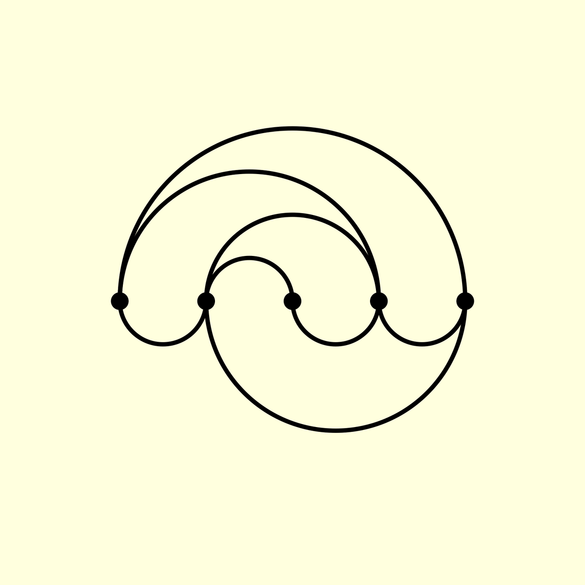 Игра с 5 точками. Правила ниже.