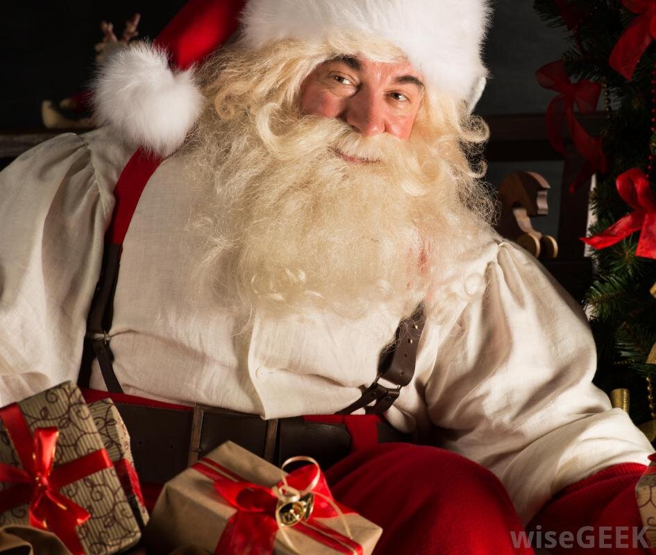 Santa was created from the ideas in several different Christmas stories.