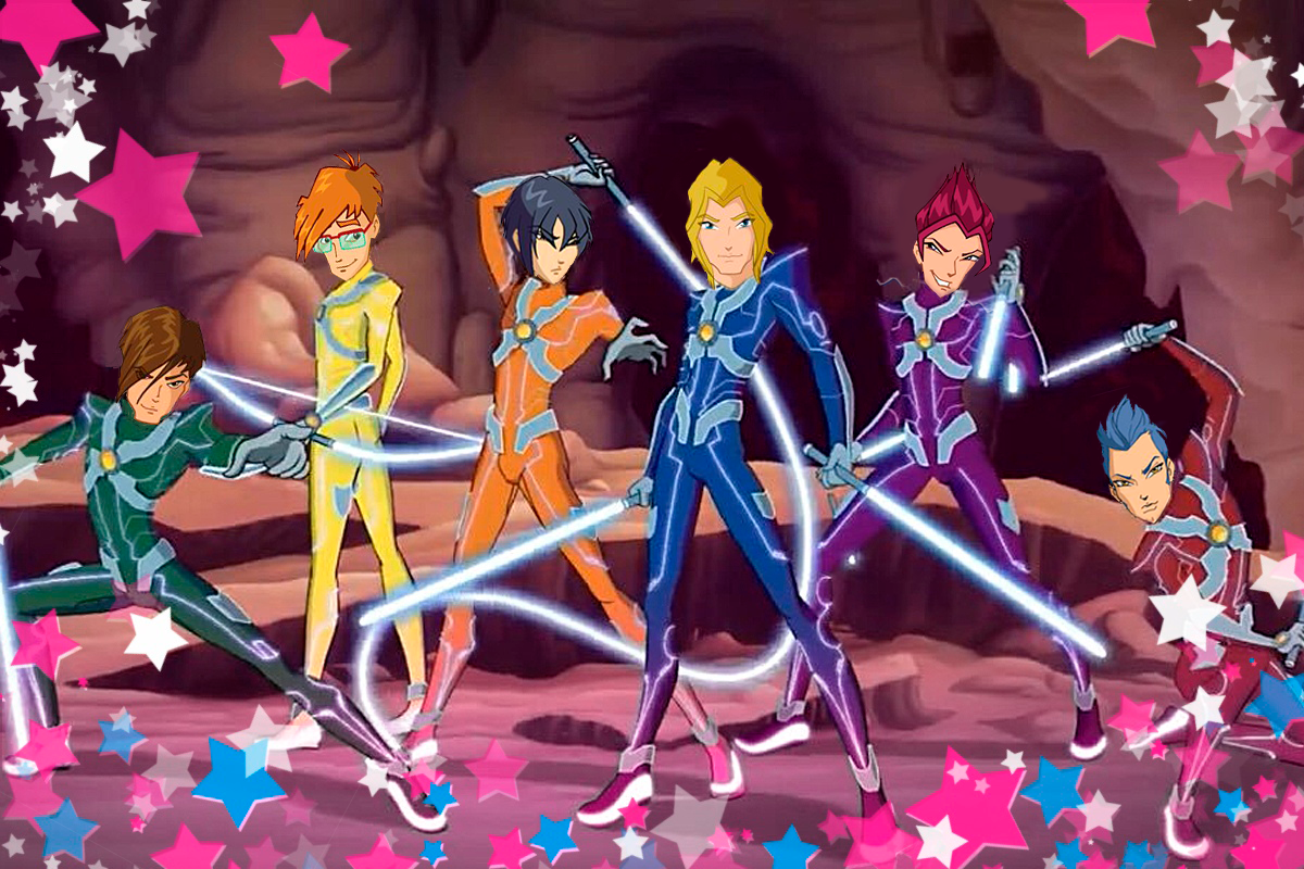 На фото (слева направо): Брендон, Тимми, Гелия, Скай, Ривен и Некс.