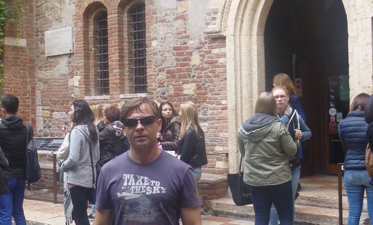 В дворике Джульетты