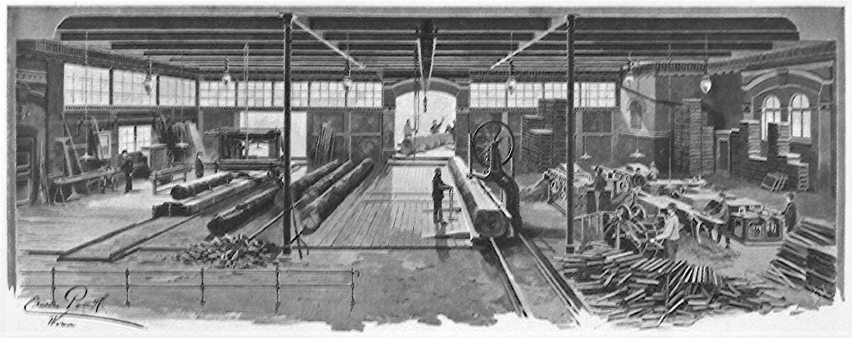 Представительство фабрики кук Hof-Parkettenfabrik Carl Leistler & Sohn в Вене.