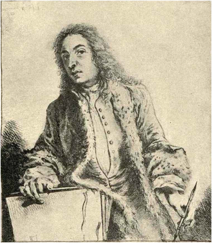 А.Ватто. Автопортрет