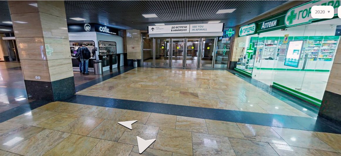 Долгожданный выход. Фото Яндекс карты