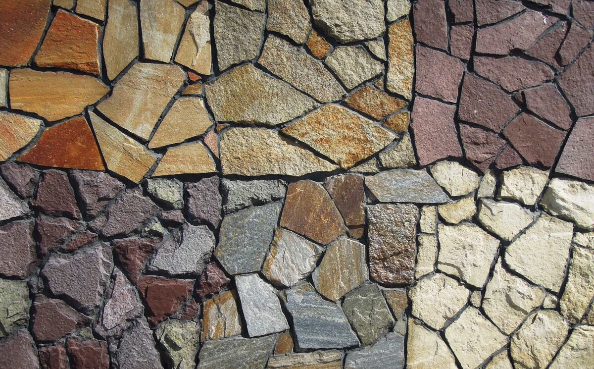 Варианты каменной облицовки 