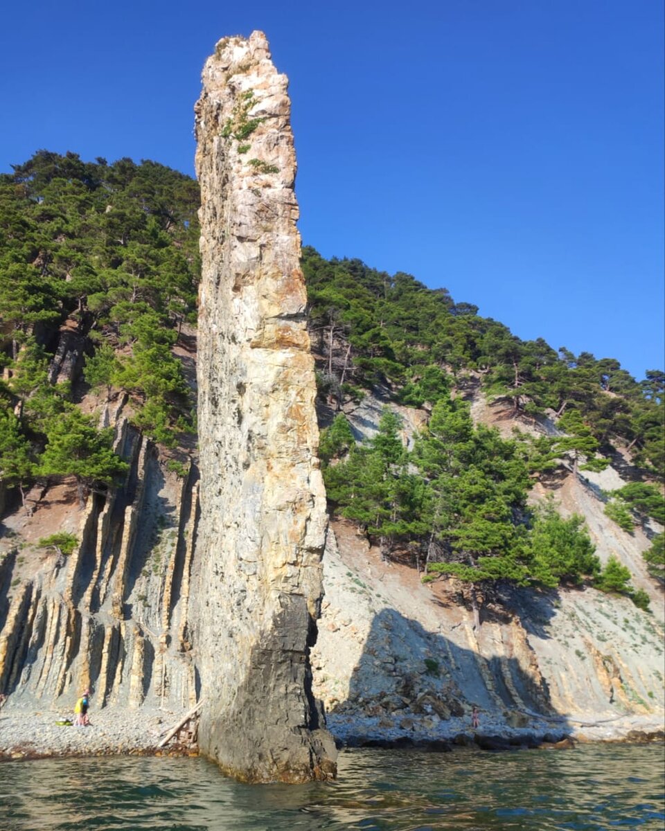 Скала Парус черное море Геленджик