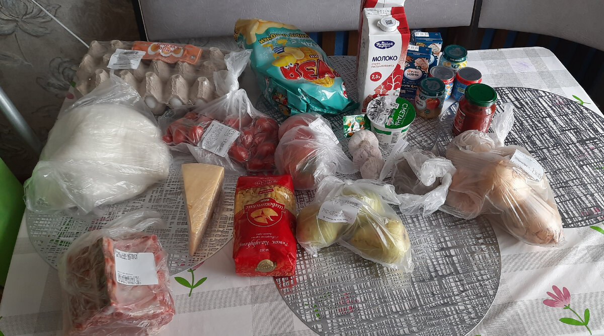 Вот собственно и продукты