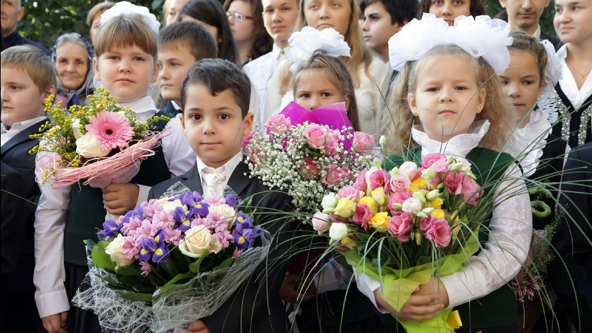 Букет для первоклассницы