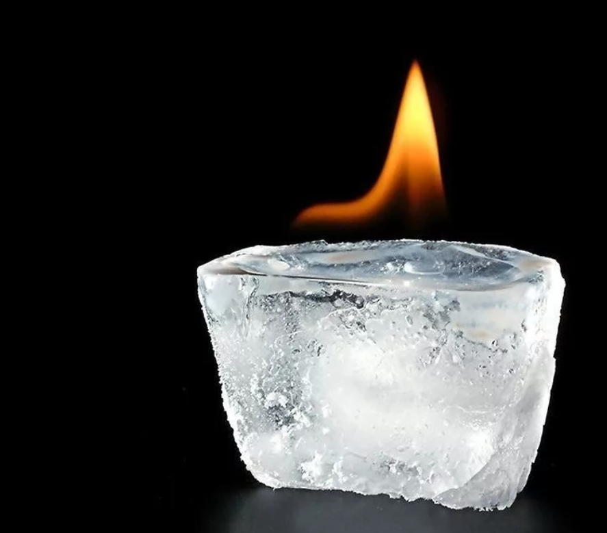 Burnt ice