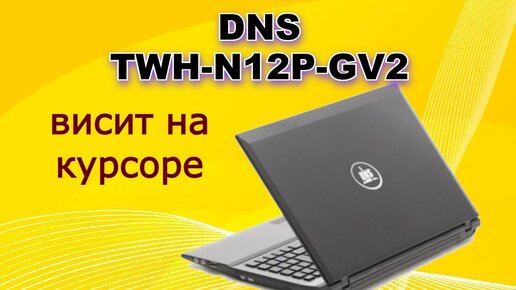 Ремонт ноутбука DNS TWH-N12P-GV2. Зависает на курсоре.