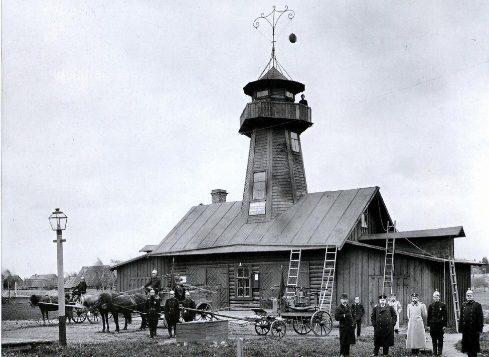 Пожарная часть в селе Коломяги