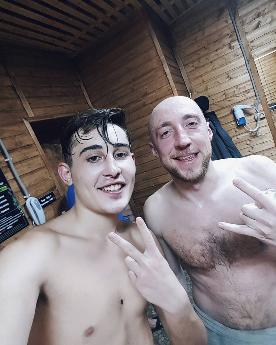 Я с Сергеем Гореликовым 